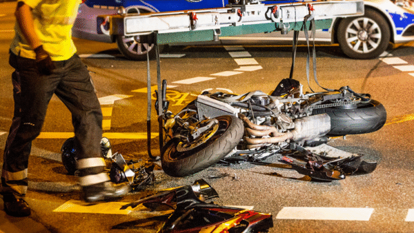 Backing Vehicle Strikes Motorcyclist on MO-163 in Columbia, MO